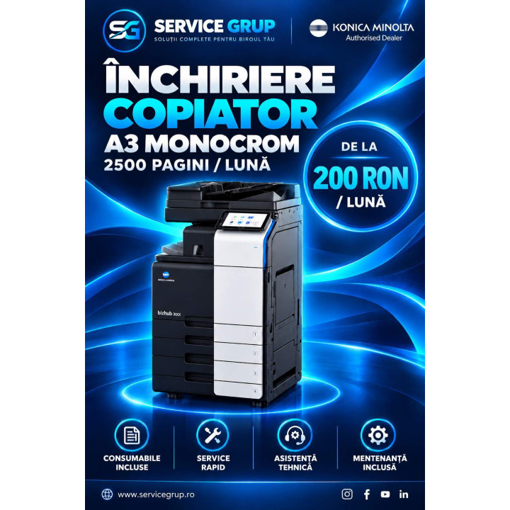 Închiriere Copiator A3 Iași | Medium Business – Service Grup