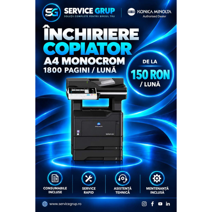 Închiriere Imprimantă A4| Dinamic Print – Service Grup