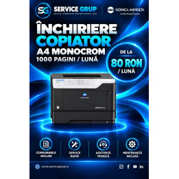 Inchiriere Imprimantă A4 | Abonament Small – Service Grup