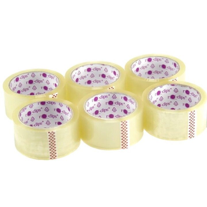 Bandă Adezivă Transparentă 48 mm x 60 m Acril | Service Grup