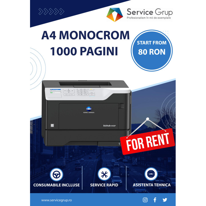 Abonament Monocrom A4 Small