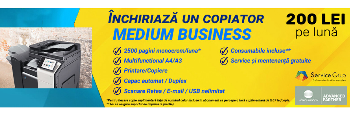 Abonament Monocrom A3 Medium Business